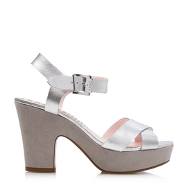 Dune Iyla Silver Leather