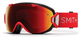 Masque de Ski Smith I/OS Lava / ChromaPop Sun Red Mirror