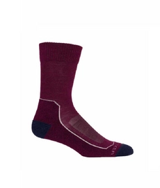 Chaussettes de Course Icebreaker Women Hike+ Light Crew Brazilwood