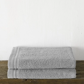 Duschtücher De Witte Lietaer Imagine Grau (2er Set) (70 x 140 cm)