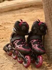 Inline skate K2 Alexis 90 BOA Black Burgundy.4