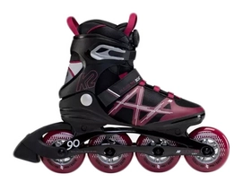 Rollers K2 Alexis 90 BOA Black Burgundy