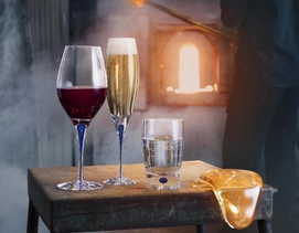 Wijnglas Orrefors Intermezzo Blue 440 ml