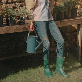 Iris Bottillon jersey lined boot vert fonce 5