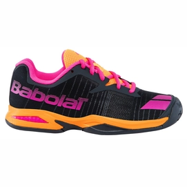 Tennisschuh Babolat Jet All Court Grau/Orange/Pink Kinder