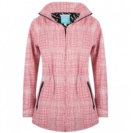 Regenjas Happy Rainy Days Jacket Romy Strokes Red White
