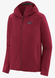 Veste Patagonia Homme R1 TechFace Hoody Wax Red