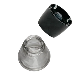 Peper- en Zoutmolen CrushGrind Jasmin Zwart 112 mm