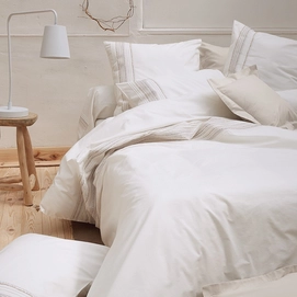 Housse de Couette Sylvie Thiriez Brodée Joy Percale