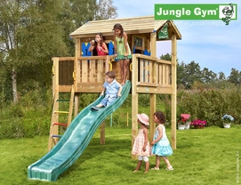 Module Jungle Gym Jungle Playhouse Platform XL Donkergroen