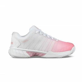 Chaussures de Tennis K Swiss Women Hypercourt EXP HB White Pink Lemon Coral Bl