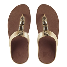 FitFlop Roka™ Leather Goud