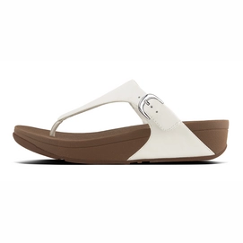 FitFlop Skinny™ Toe Thong Leather Urban White