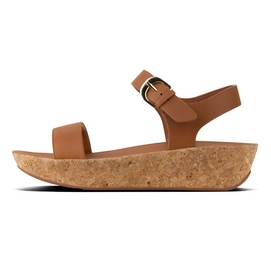 Sandals FitFlop Bon II Back Strap Leather Caramel-Shoe size 36