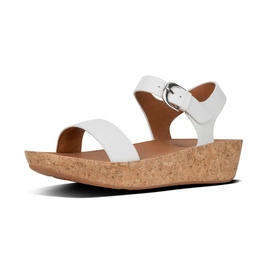 FitFlop Bon II Back Strap Leather Urban White-Taille 40