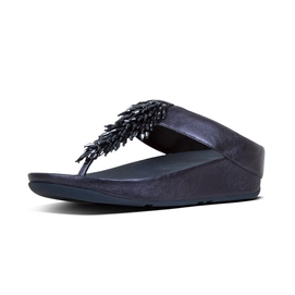FitFlop Rumba™ Toe Thong Sandals Midnight Navy