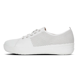 Sneaker FitFlop F-Sporty™ Scoop-Cut Perf Leather Urban White