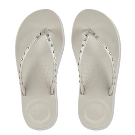 Slipper FitFlop Iqushion™ Ergonomic Flip Flops Crystal Silver