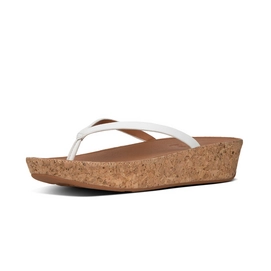 FitFlop Linny Toe Thong Leather Urban White