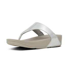 Zehentrenner FitFlop Lulu Toe Thong Mirror Silver Mirror