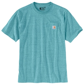 T-Shirt Carhartt Men K87 Pocket S/S Blue Spruce Heather