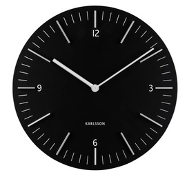 Clock Karlsson Detailed Black