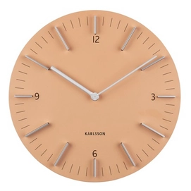 Uhr Karlsson Detailed Sand Brown 30 cm