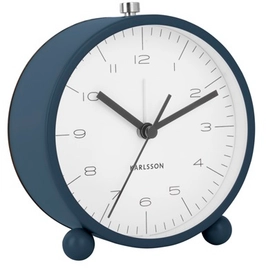 Wekker Karlsson Pellet Feet Matt Dark Blue 11 cm
