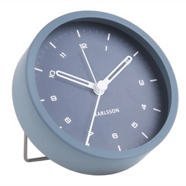 Wekker Karlsson Tinge Steel Blue 9 cm
