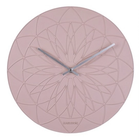 Clock Karlsson Fairytale Polyresin Faded Pink