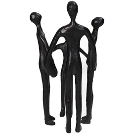 Ornament HD Living Figurine Black 17,5 x 17,5 cm