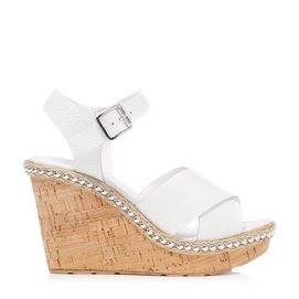 Dune Karena White Leather