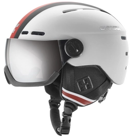 Skihelm Carrera Karma White Matt Stripe