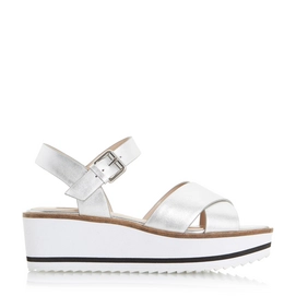 Dune Kassius Silver Leather
