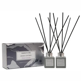 Fragrance Sticks Kayori Sawakaya Aroma Gift Set Silver Grey