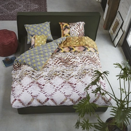 Housse de Coton Essenza Kenya Jaune Satin de Coton