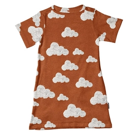 T-Shirt Kleid SNURK Cloud 9 Rusty Brown Kinder-Größe 116