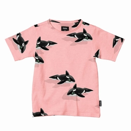 T-Shirt SNURK Enfants Orca Pink