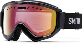 Ski Goggles Smith Knowledge OTG Black Frame Red Sensor Mirror