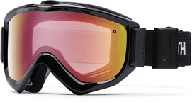 Masque de Ski Smith Knowledge Turbo Fan Black Frame Red Sensor Mirror