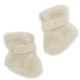 Chaussons Bébé Konges Slojd Kids Grizz Teddy Baby Boot Cream Off White