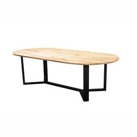 Tuintafel Yoi Kaihou Black Teak Oval 260 x 122 cm