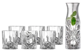 Karafset Lyngby Glas Krystal 1 L (7-delig)