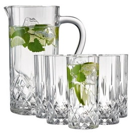 Karafset Lyngby Glas Krystal Lounge 1,2 L (7-delig)