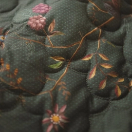 Kawai Flower Quilt_Dark Green-40_Detail