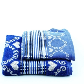 Keukendoek Bunzlau Castle Lace Royal Blauw