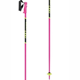 Bâton de Ski Leki Kids Racing Neon Pink Black Neon Yellow-105 cm