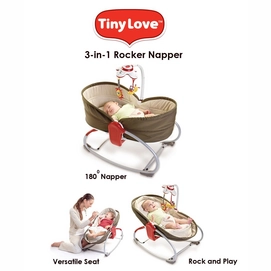 Kinderstoel Tiny Love 3 In 1 Rocker Napper Brown