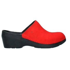 Clog Wolky Pro-Clog Nubuck Red Damen-Schuhgröße 37