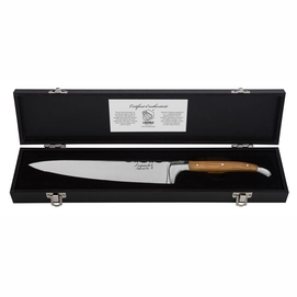 Chef's Knife Laguiole Style de Vie Luxury Line Olive Wood